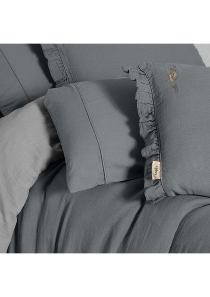 mood comfort kenyon çift kişilik nevresim takımı gri indirimleri