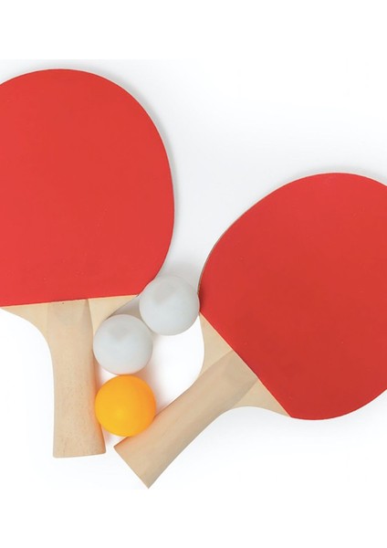 3 Toplu Masa Tenisi Raket Takımı 2 Raket 3 Top Set Masa Tenisi Raket Seti