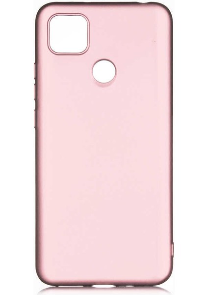 Redmi 10A Kılıf Kamera Korumalı Mat Premium Silikon-Rose
