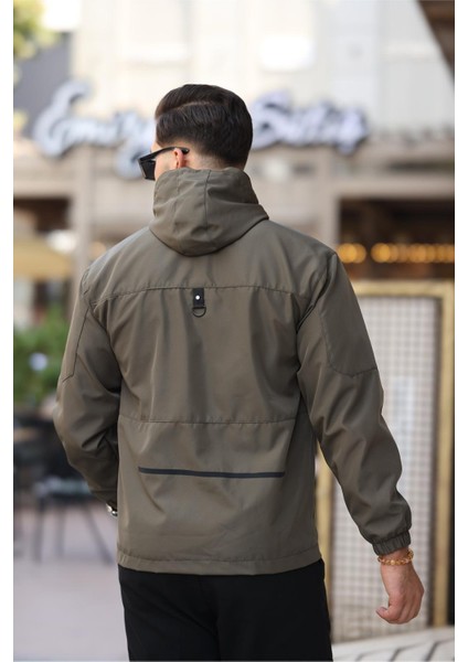 Rotta Fermuar Detaylı Cepli Su Itici Slim Fit Erkek Yağmurluk Mont fırsatları