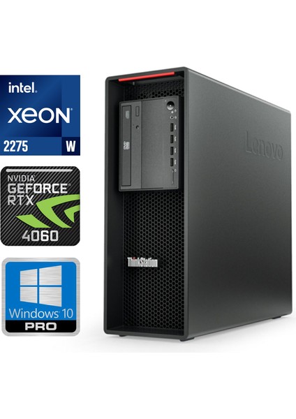 Dws Thinkstation P520 W-2275 16GB 1tb HDD 512GB SSD 8 GB RTX4060 W10P 30BE00HGTX 097