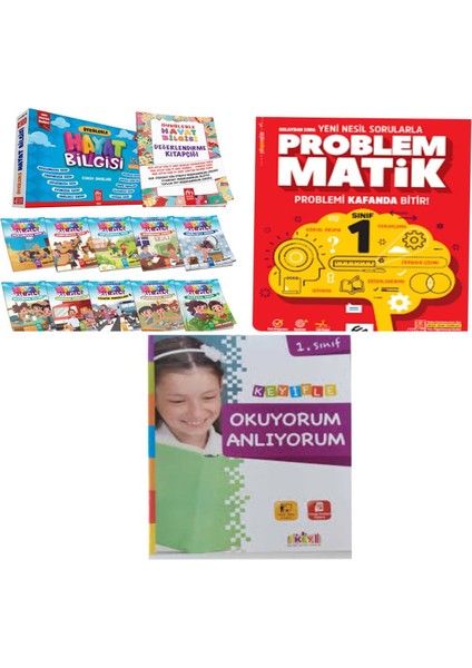 (Sınıf: 1) Öykülerle Hayat Bilgisi / Beceri Temelli Sorularla Problemmatik Ve Keyifle Okuyorum Anlıyorum