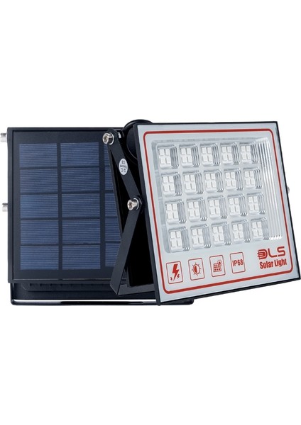 300 Solar 5 Modlu Güneş Enerjili LED Projektör Mavi Yeşil Kırmızı ve Rgb Renk Aydınlatma