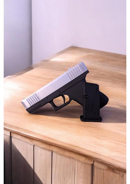 Glock 19 Hareketli Özel Tasarım - Gümüş Sürgü indirimleri