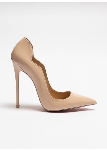 Capella – Bej Rugan Stiletto Love Deri Astarlı Topuklu Ayakkabı