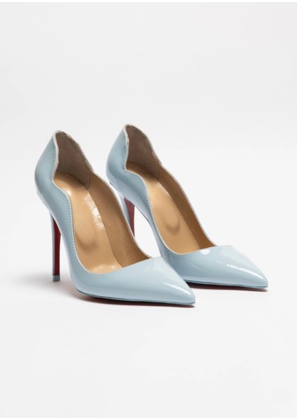Capella – Bebe Mavi Rugan Stiletto Love Deri Astarlı Topuklu Ayakkabı