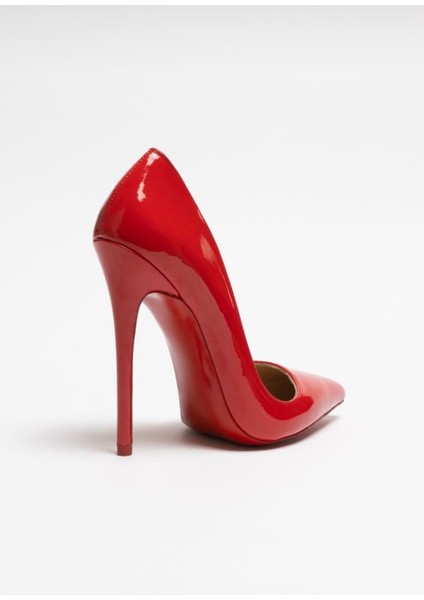 Sirius – Kırmızı Rugan Stiletto Deri Astarlı Topuklu Ayakkabı fiyatları