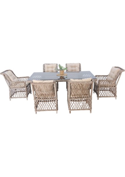 Alaska | Rehome 100 x 200 Rattan Bahçe Masa Takımı | 43 fiyatları