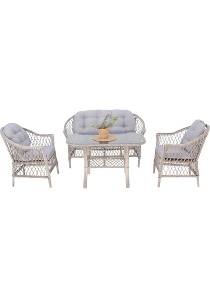 Eterna x | Rehome Ikili Rattan Bahçe Oturma Grubu | 707