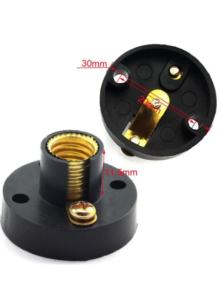 Mini Ampul Yuvası Duy Vidalı Tip Deneyler Için 3 Adet