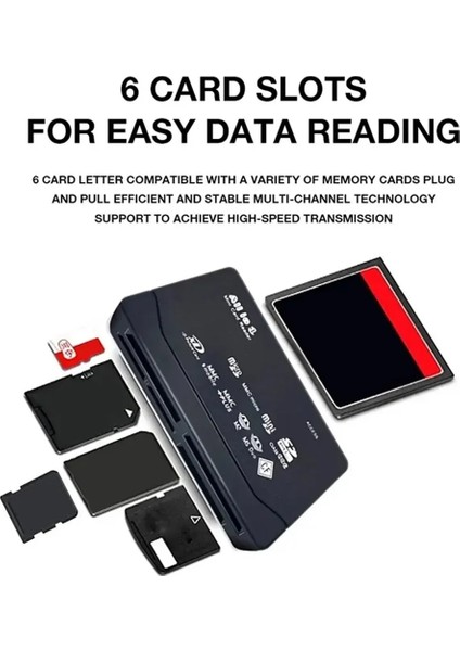 USB 3.2 Gen1 Kart Okuyucu Sd/micro Sd/tf/cf/xd/ms Pro/mx Card Reader/writerb