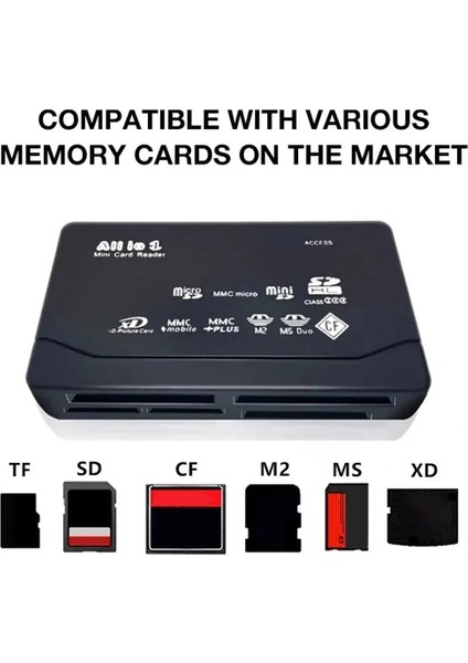 USB 3.2 Gen1 Kart Okuyucu Sd/micro Sd/tf/cf/xd/ms Pro/mx Card Reader/writerb
