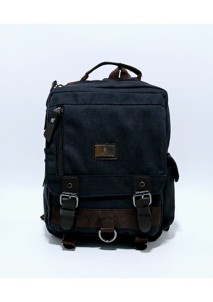 Kanvas Kumaş Unisex Suya Dayanıklı Günlük Sırt Çantası