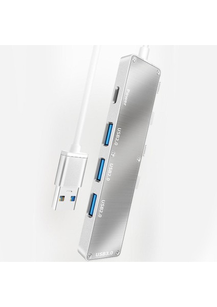 Macbook Uyumlu USB Çoğaltıcı 4 Port 3xusb2.0 / 1XUSB3A 1xtype-C Power 5 Gbps Çevirici Hub Adaptör