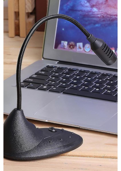 1.5m Metre Pc Laptop Uyumlu Masaüstü Mikrofon 3.5mm Aux Oyuncu Yayıncı Mikrofon T-350 fiyatları