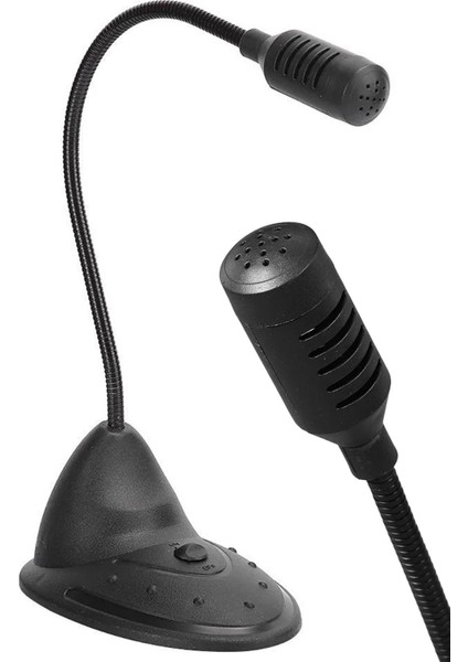 1.5m Metre Pc Laptop Uyumlu Masaüstü Mikrofon 3.5mm Aux Oyuncu Yayıncı Mikrofon T-350 indirimleri