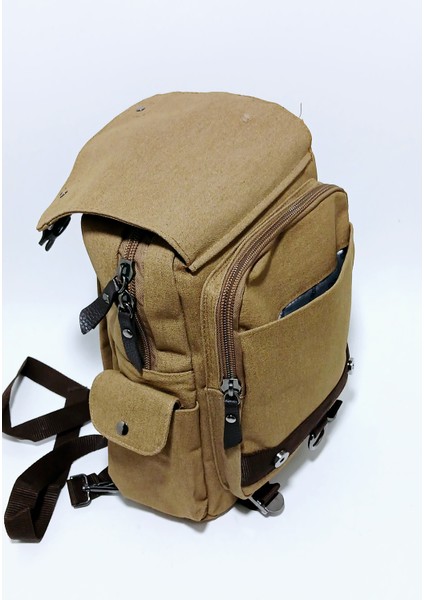 Kanvas Kumaş Unisex Suya Dayanıklı Günlük Sırt Çantası fırsatları