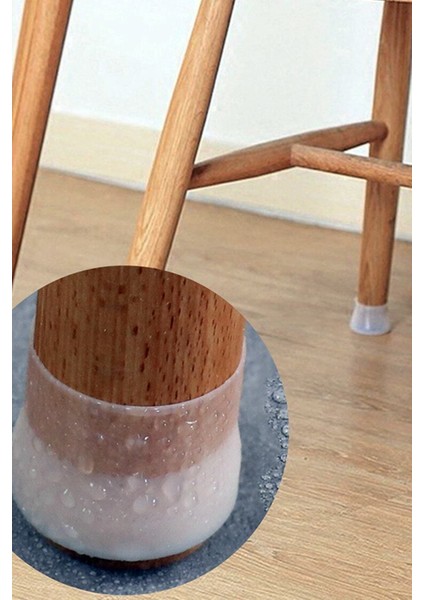 12 Adet Silikon Masa ve Sandalye Ayağı Için Kaydırmaz Çizdirmez Mobilya Çorabı fırsatları