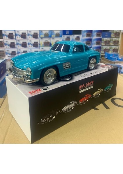 RT-1953 Araba Görünümlü Bluetooth/usb/sd Kart/aux/radyo Mp3 Player Müzik Kutusu-Emerald Renk modelleri