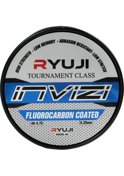 Invizi 1000M Fluorocarbon Coated Misina