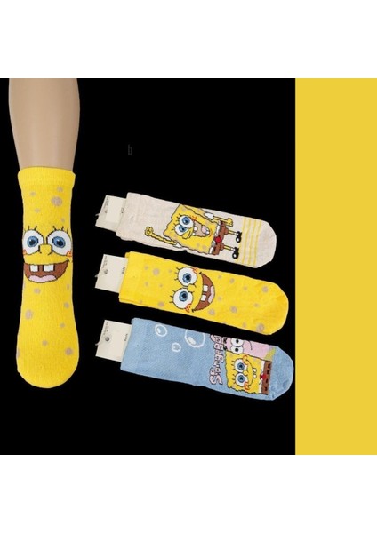 Sungerbob Renkli Kız&erkek Çorap Modeli