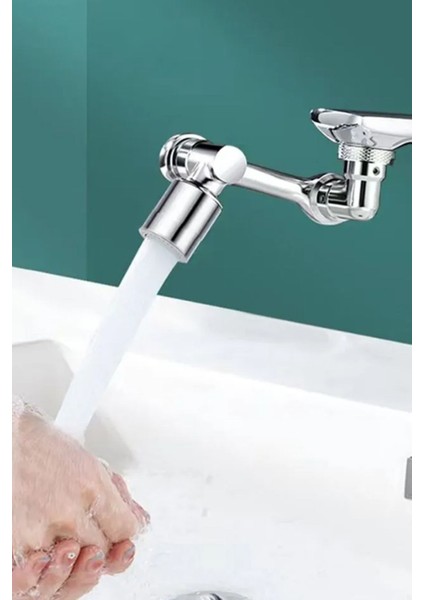 Mutfak Banyo Musluk Başlığı 1080 Derece Dönebilen Fonksiyonel Pratik Musluk Başlığı Her Yöne Dönen modelleri