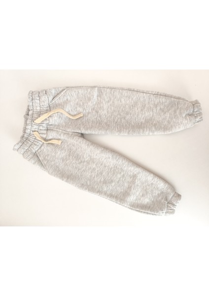 Kız Erkek Yüksek Bel Organik Pamuklu Lastikli Içi Şardonlu Kışlık Eşofman Altı fiyatları