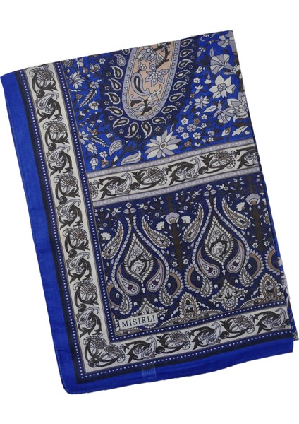 Mısırlı Eşarp Etnik Desenli Pamuklu Şal 75X190 cm