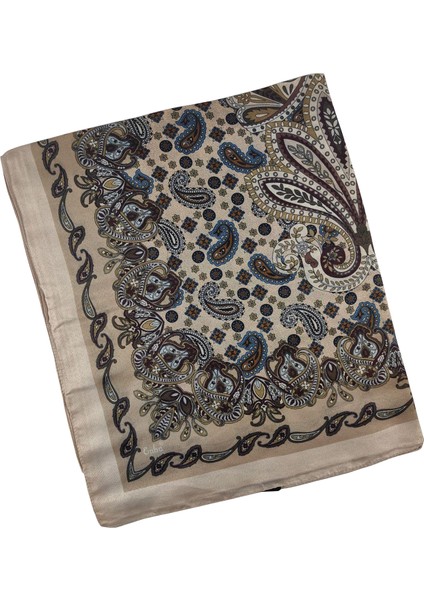 Enba Etnik Desenli Soft Pamuklu Şal 75x190 Cm