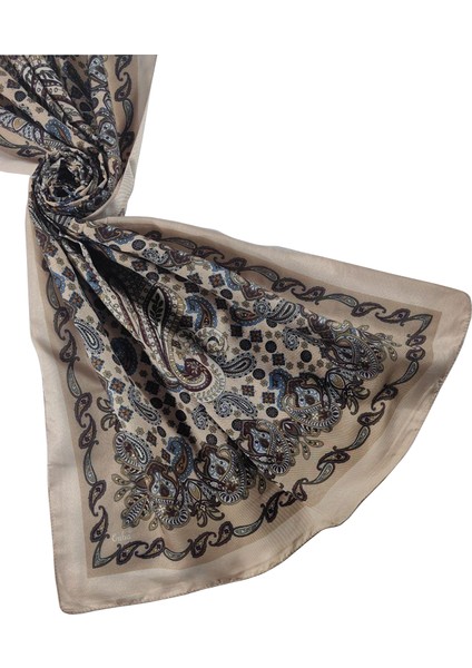 Enba Etnik Desenli Soft Pamuklu Şal 75x190 Cm