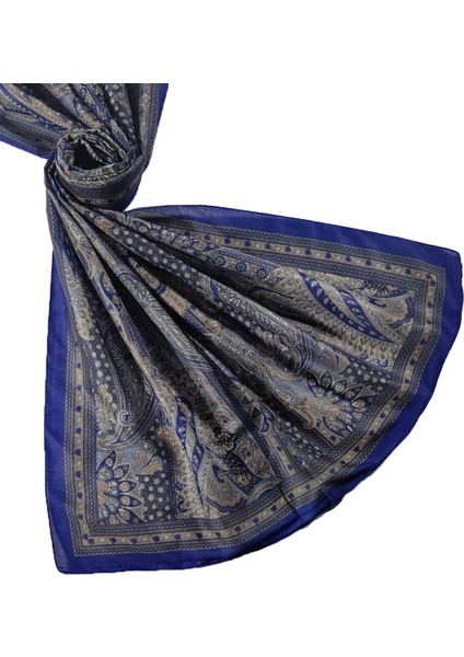 Enba Etnik Desenli Soft Pamuklu Şal 75x190 Cm