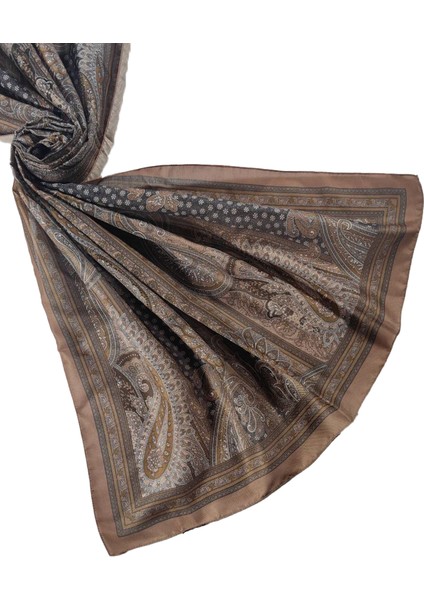 Enba Etnik Desenli Soft Pamuklu Şal 75x190 Cm