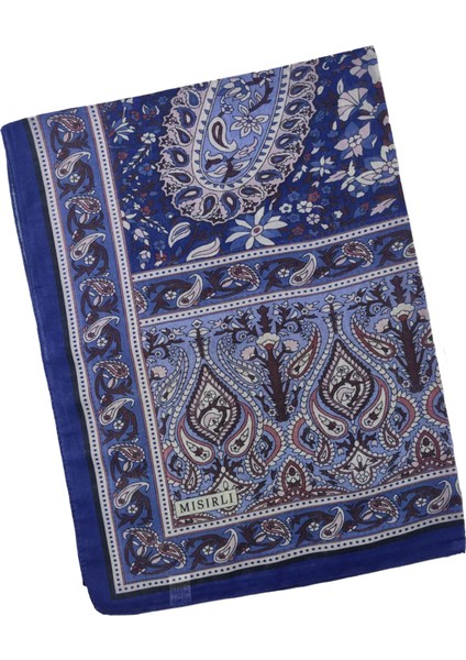 Mısırlı Eşarp Etnik Desenli Pamuklu Şal 75X190 cm