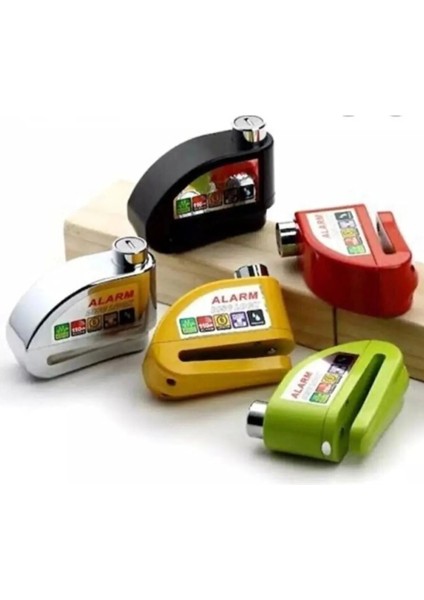 Locks Alarmlı Motosiklet Disk Kilidi Disk Her Renk