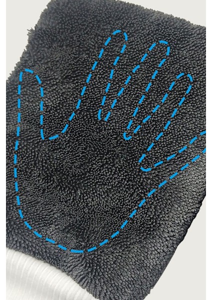 Profesyonel Araba Yıkama Kurulama Cila Eldiveni Oto Bezi Çift Taraflı Yumuşak fırsatları