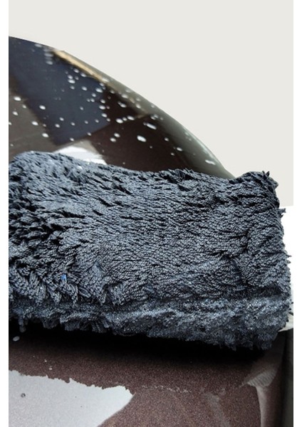 Profesyonel Araba Yıkama Kurulama Cila Eldiveni Oto Bezi Çift Taraflı Yumuşak indirimleri