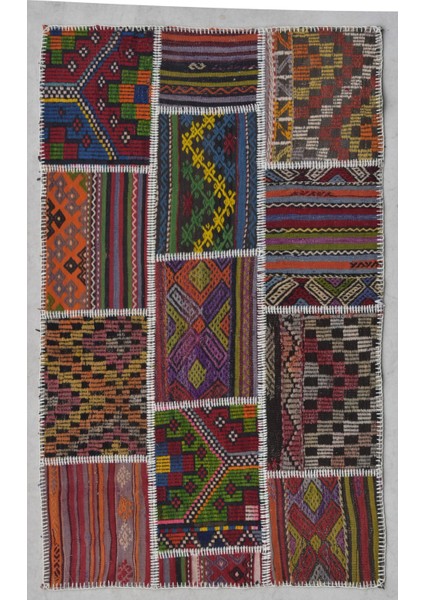 El Dokuma Patchwork Halı
