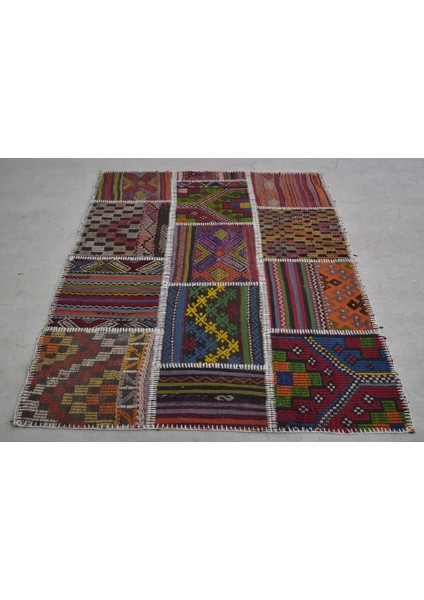 El Dokuma Patchwork Halı