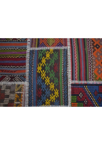 El Dokuma Patchwork Halı