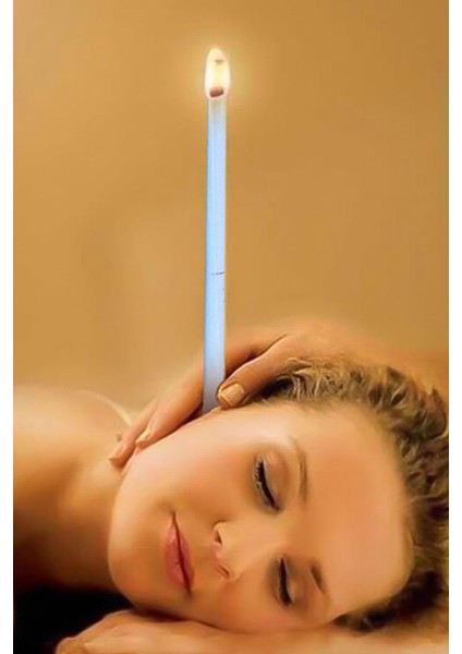 1 Çift Kulak Temizleme Bakım Mumu Hijyenik Komple Full Temizlik Kulak Mumu Kulak Terapi Bakımı Set