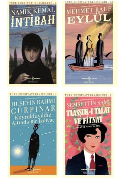 Türk Edebiyatı Klasiklerinden Sevilen 4'lü Kitap Seti