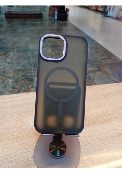 iPhone 15 Uyumlu Magsafe Özellikli Kenarları Ekstra Darbe Korumalı Kılıf Kenarları Renkli Kapak