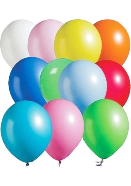 100 Adet Karışık Renkli Balon 9A Parti Organizasyon Balonu fiyatları