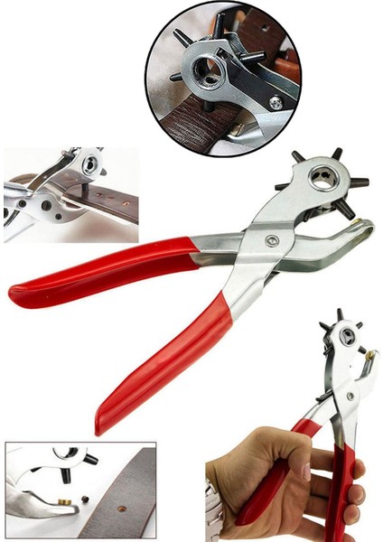 6 Farklı Boyutta Kemer Delme Pensesi Kemer Delici Delik Açıcı fiyatları