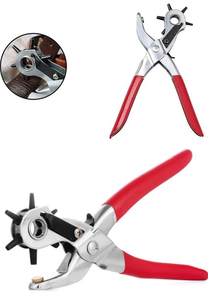 6 Farklı Boyutta Kemer Delme Pensesi Kemer Delici Delik Açıcı modelleri