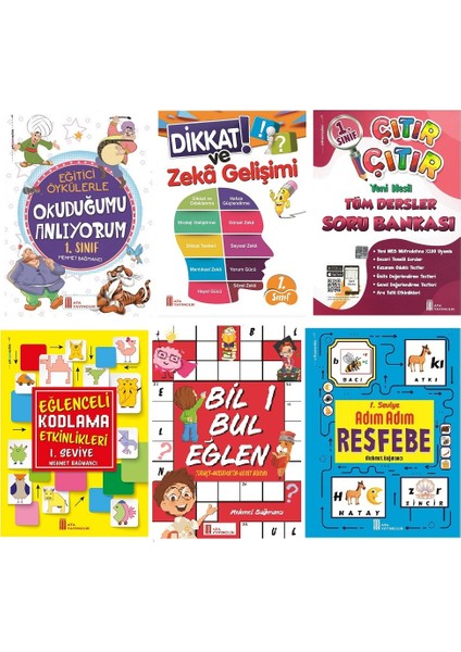 (Sınıf: 1) 2.Dönem Seti 2 (9 Kitap)
