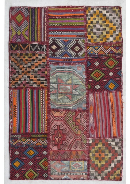 El Dokuma Patchwork Halı