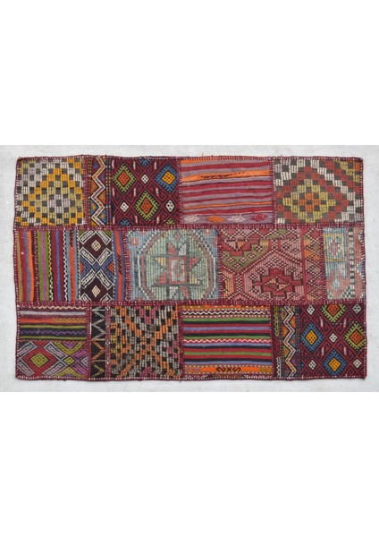 El Dokuma Patchwork Halı