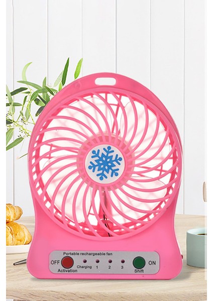 Mini Masa Fanı Şarjlı 3 Kademeli Vantilatör Klima Soğutucu Fan modelleri