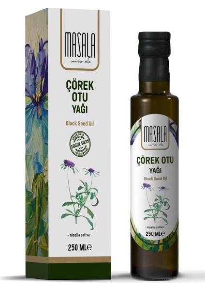 Soğuk Pres Çörekotu Yağı 250 ml – Sorteksli, Saf ve Katkısız (Black Cumin Oil)